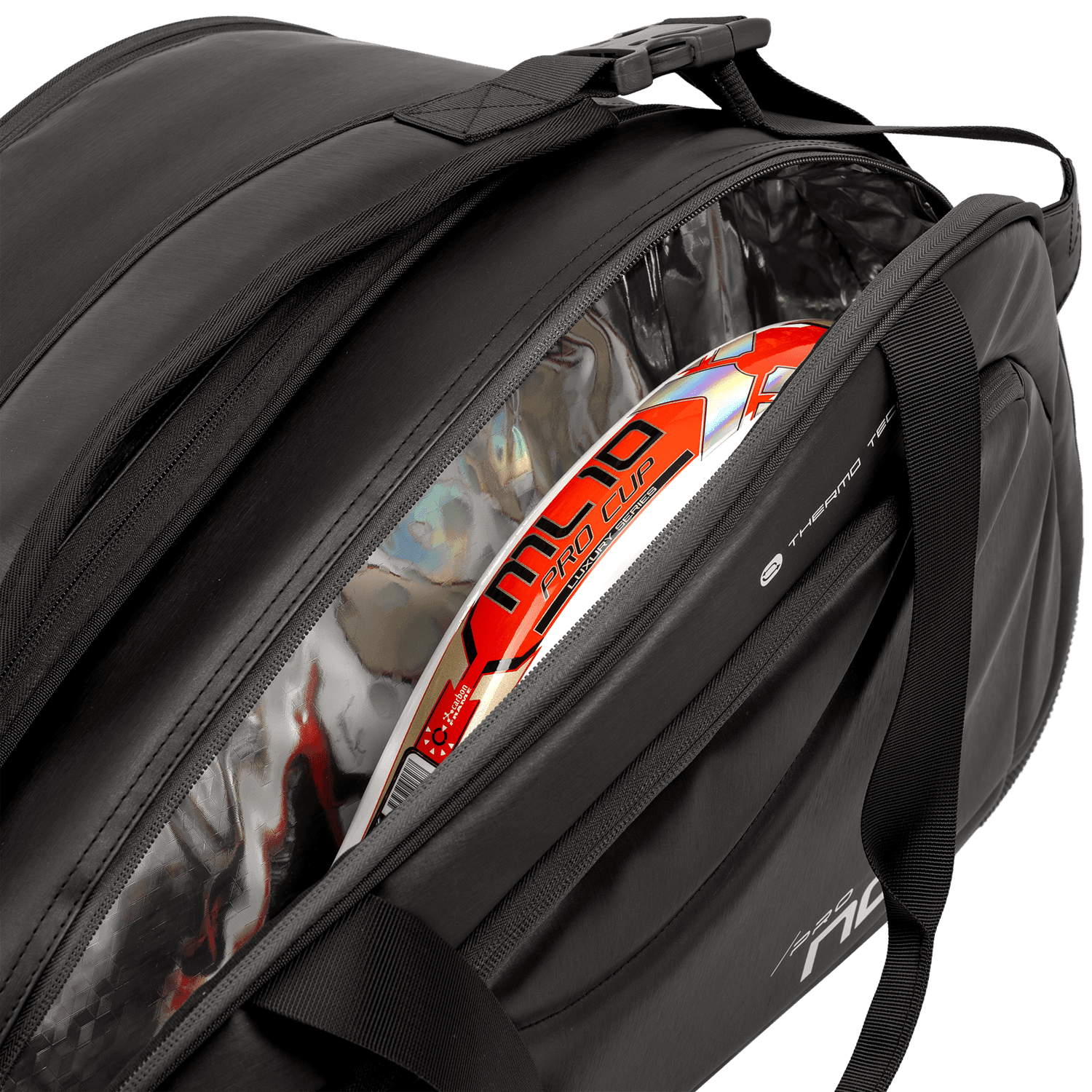 Nox Pro Series Black Racket Bag - Ultimate Padel